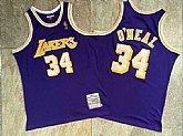 Lakers 34 Shaquille O'Neal Purple 1996-97 Hardwood Classics Jersey Mixiu,baseball caps,new era cap wholesale,wholesale hats